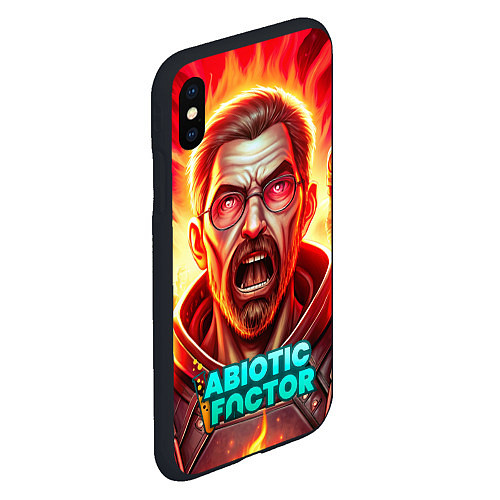 Чехол iPhone XS Max матовый Abiotic Factor персонаж / 3D-Черный – фото 2