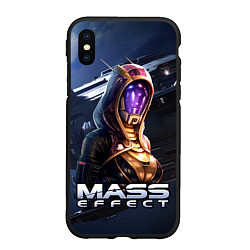 Чехол iPhone XS Max матовый Mass Effect Тали Зора, цвет: 3D-черный