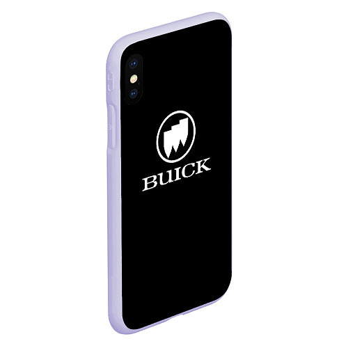 Чехол iPhone XS Max матовый Buick avto / 3D-Светло-сиреневый – фото 2