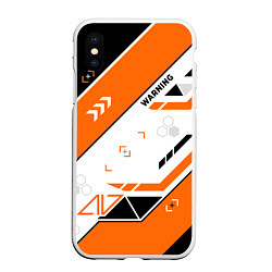 Чехол iPhone XS Max матовый Asiimov AWP skin, цвет: 3D-белый