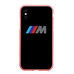 Чехол iPhone XS Max матовый BMW sport logo, цвет: 3D-баблгам