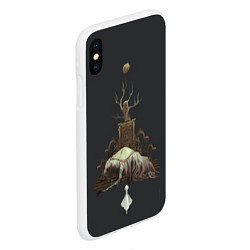 Чехол iPhone XS Max матовый Bloodborne Bosses - Викарий Амелия, цвет: 3D-белый — фото 2