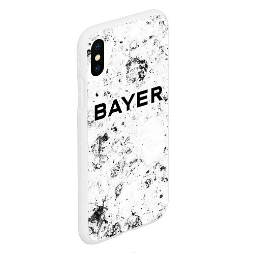 Чехол iPhone XS Max матовый Bayer 04 dirty ice / 3D-Белый – фото 2