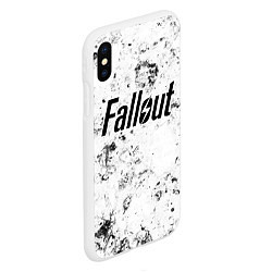 Чехол iPhone XS Max матовый Fallout dirty ice, цвет: 3D-белый — фото 2