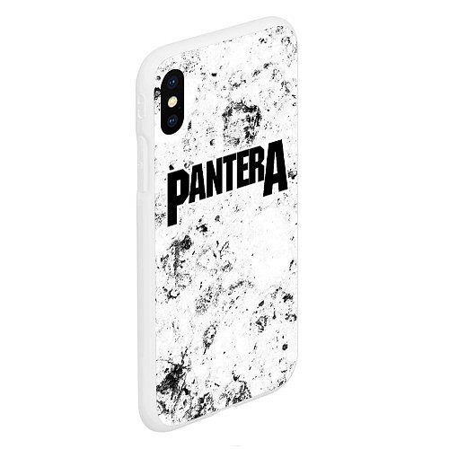 Чехол iPhone XS Max матовый Pantera dirty ice / 3D-Белый – фото 2