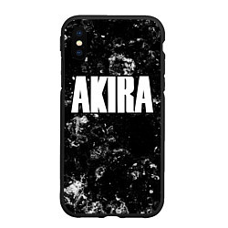 Чехол iPhone XS Max матовый Akira black ice, цвет: 3D-черный