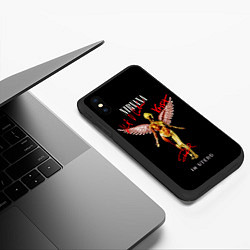 Чехол iPhone XS Max матовый In utero album, цвет: 3D-черный — фото 2