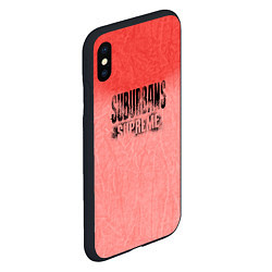 Чехол iPhone XS Max матовый Suburbans supreme, цвет: 3D-черный — фото 2