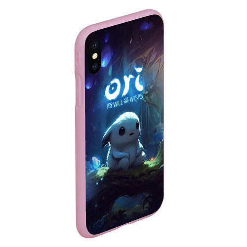 Чехол iPhone XS Max матовый Naru Ori and the Will of the Wisps / 3D-Розовый – фото 2