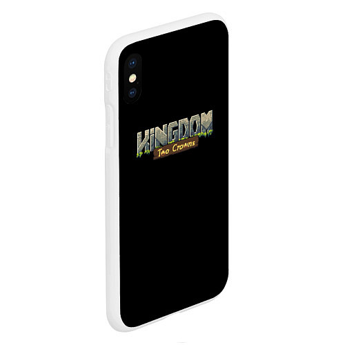 Чехол iPhone XS Max матовый Kingdom rpg / 3D-Белый – фото 2