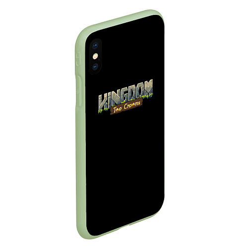 Чехол iPhone XS Max матовый Kingdom rpg / 3D-Салатовый – фото 2