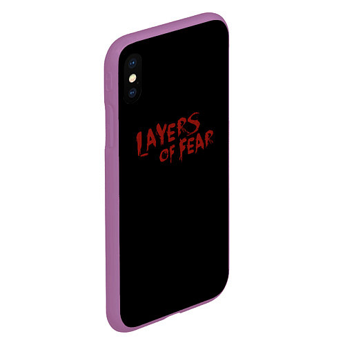 Чехол iPhone XS Max матовый Layers of Fear / 3D-Фиолетовый – фото 2