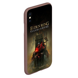 Чехол iPhone XS Max матовый Elden ring Shadow of the erdtree, цвет: 3D-коричневый — фото 2
