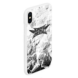 Чехол iPhone XS Max матовый Babymetal white graphite, цвет: 3D-белый — фото 2