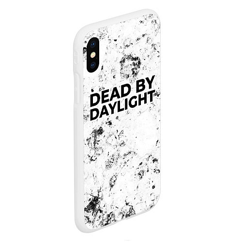 Чехол iPhone XS Max матовый Dead by Daylight dirty ice / 3D-Белый – фото 2
