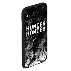 Чехол iPhone XS Max матовый Hunter x Hunter black graphite, цвет: 3D-черный — фото 2