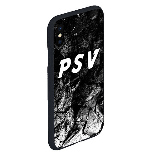 Чехол iPhone XS Max матовый PSV black graphite / 3D-Черный – фото 2