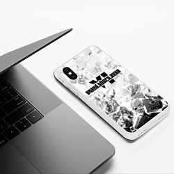 Чехол iPhone XS Max матовый GTA6 white graphite, цвет: 3D-белый — фото 2