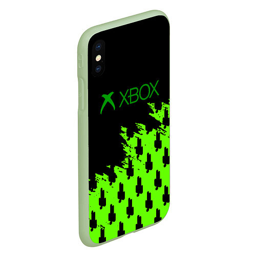 Чехол iPhone XS Max матовый Billie Eilish x Xbox / 3D-Салатовый – фото 2