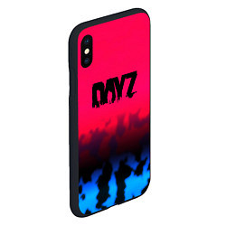 Чехол iPhone XS Max матовый Dayz камуфляж, цвет: 3D-черный — фото 2