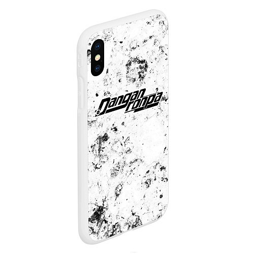 Чехол iPhone XS Max матовый Danganronpa dirty ice / 3D-Белый – фото 2