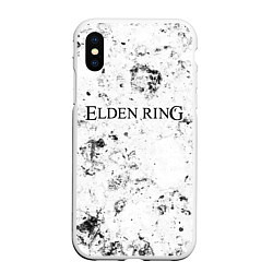 Чехол iPhone XS Max матовый Elden Ring dirty ice, цвет: 3D-белый