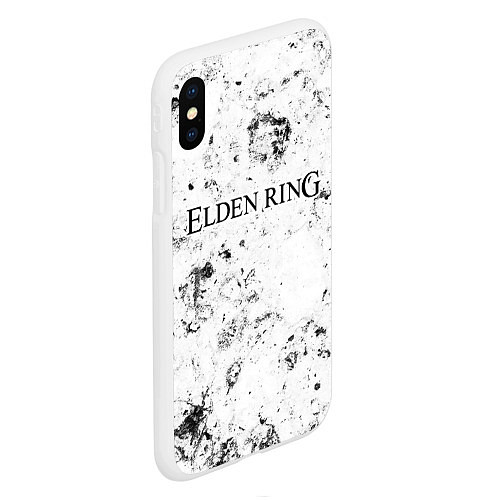 Чехол iPhone XS Max матовый Elden Ring dirty ice / 3D-Белый – фото 2