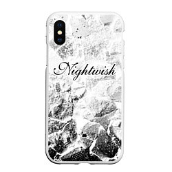 Чехол iPhone XS Max матовый Nightwish white graphite, цвет: 3D-белый