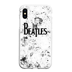 Чехол iPhone XS Max матовый The Beatles dirty ice, цвет: 3D-белый
