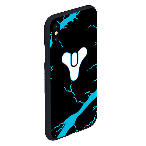 Чехол iPhone XS Max матовый Destiny storm / 3D-Черный – фото 2