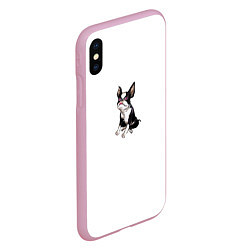 Чехол iPhone XS Max матовый Iggy, цвет: 3D-розовый — фото 2