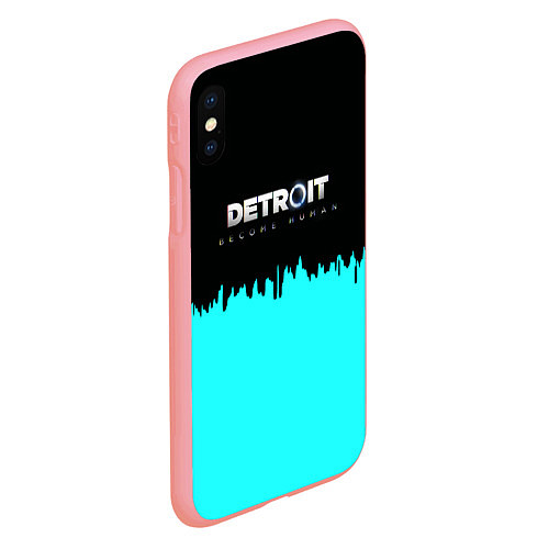 Чехол iPhone XS Max матовый Detroit become human rk800 / 3D-Баблгам – фото 2