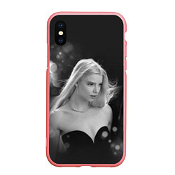 Чехол iPhone XS Max матовый Actress - Anya Taylor - Joy, цвет: 3D-баблгам