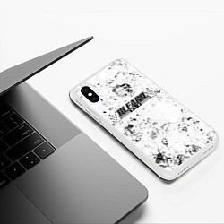 Чехол iPhone XS Max матовый Bleach dirty ice, цвет: 3D-белый — фото 2