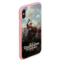 Чехол iPhone XS Max матовый Битва Kingdom come deliverence 2, цвет: 3D-баблгам — фото 2