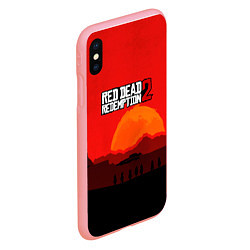 Чехол iPhone XS Max матовый Red Dead Redemption game, цвет: 3D-баблгам — фото 2