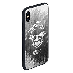 Чехол iPhone XS Max матовый Goblin Slayer - grey gradient, цвет: 3D-черный — фото 2