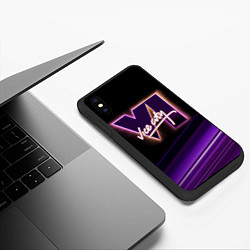 Чехол iPhone XS Max матовый GTA VI - Vice city, цвет: 3D-черный — фото 2