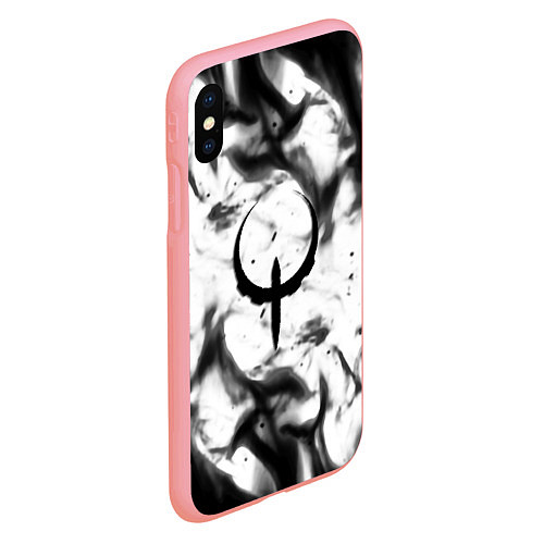 Чехол iPhone XS Max матовый Quake fire black / 3D-Баблгам – фото 2