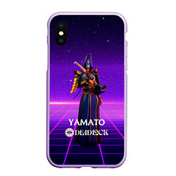 Чехол iPhone XS Max матовый Yamato Deadlock, цвет: 3D-сиреневый