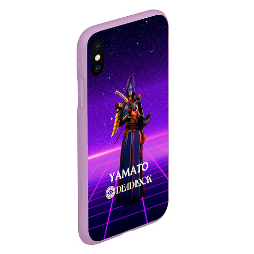 Чехол iPhone XS Max матовый Yamato Deadlock / 3D-Сиреневый – фото 2