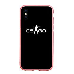 Чехол iPhone XS Max матовый CSGO logo, цвет: 3D-баблгам