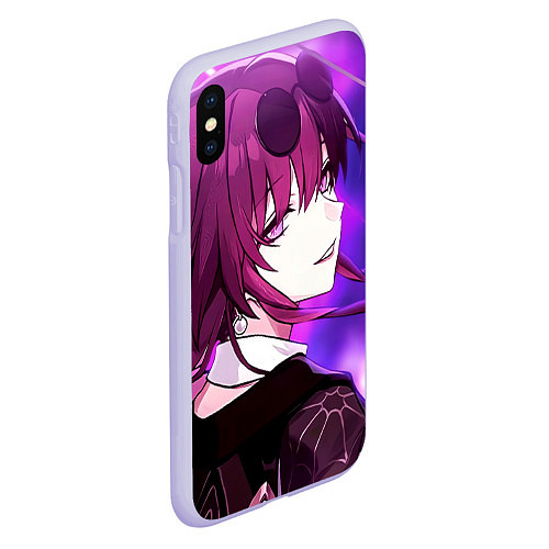 Чехол iPhone XS Max матовый Honkai Star Rail Kafka violet light / 3D-Светло-сиреневый – фото 2