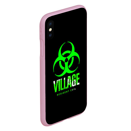 Чехол iPhone XS Max матовый Resident Evil8 toxic / 3D-Розовый – фото 2