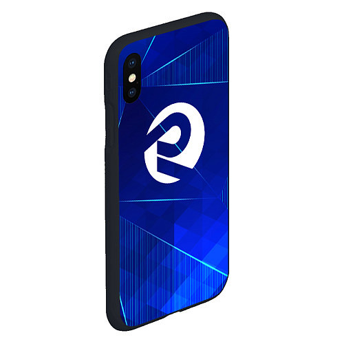 Чехол iPhone XS Max матовый ARC Raiders blue poly / 3D-Черный – фото 2