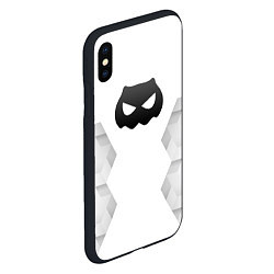 Чехол iPhone XS Max матовый DanMachi white poly, цвет: 3D-черный — фото 2