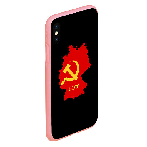 Чехол iPhone XS Max матовый СССР материк / 3D-Баблгам – фото 2