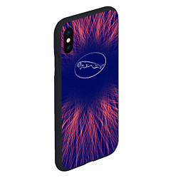 Чехол iPhone XS Max матовый Jaguar red energy, цвет: 3D-черный — фото 2