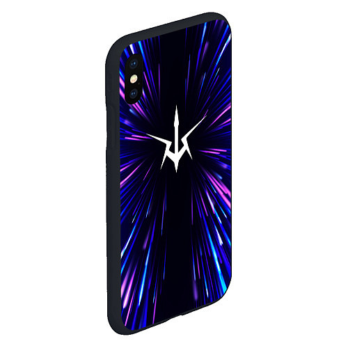 Чехол iPhone XS Max матовый Code Geass neon energy / 3D-Черный – фото 2