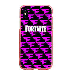 Чехол iPhone XS Max матовый Fortnite faze clan, цвет: 3D-баблгам